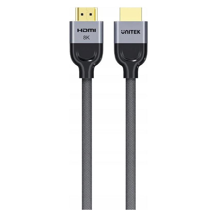 Unitek KABEL HDMI 2.1 8K LUX OPLOT 2M (2 m) (C11093RGY01-2M)