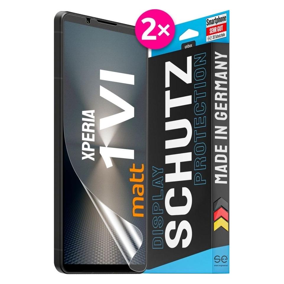 Smart Engineered se 3D Schutzfolie Sony Xperia 1VI entspiegelt (VPE 2) (2 Stk., Sony Xperia 1 VI) (SE0-F0102-0513-24-M)
