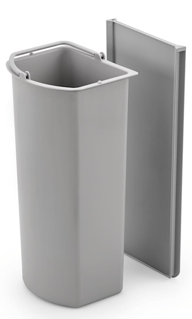 Naber Biobak 5 liter inclusief scheidingswand retrofit-set groen