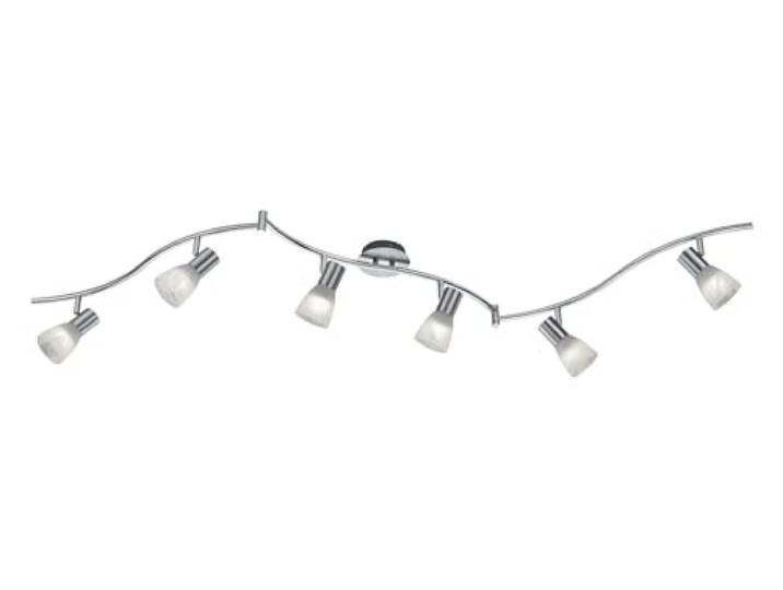 Trio Leuchten LED-Schiene Levisto in Nickel matt, Glas alabasterfarbig weiß 871010607