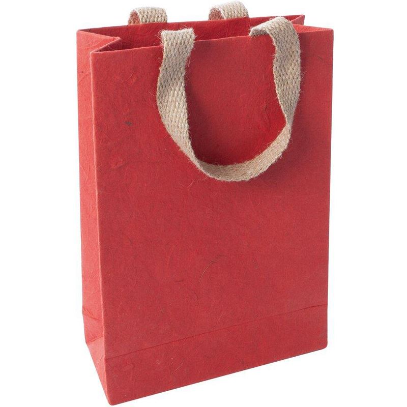 SIGEL Geschenktüte Red Coco rot 19,0 x 28,0 cm, 5 St.