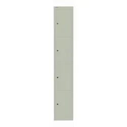 Schließfachschrank Office | 4 Fächer, Tiefe 457 mm - 665 regent