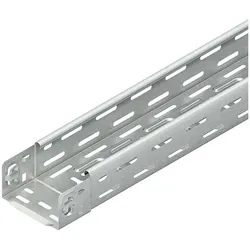 Niedax NIE RLVC60.400 Kabelrinne leicht 60x400x3000mm T0,9mm gel.CITO bandvz., Elektronikzubehör + Gehäuse, Silber