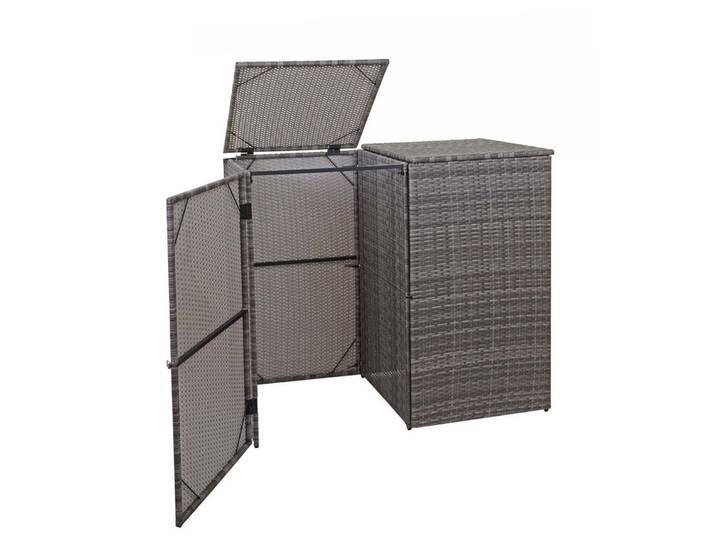 MCW Mülltrennsystem MCW-E25-2x1, Deckel und Tür separat zu öffnen, Trennwand zwischen Mülltonnenfächern