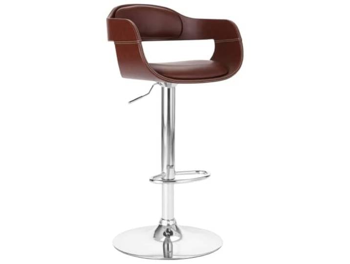 Makastle Barhocker Braun Kunstleder