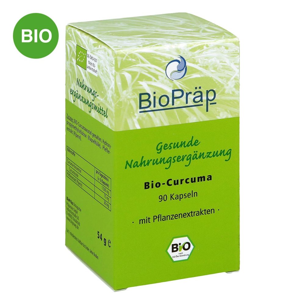 BioPräp Biolog.Präp.Handelsges.mbH Bio Curcuma Kapseln 09522303