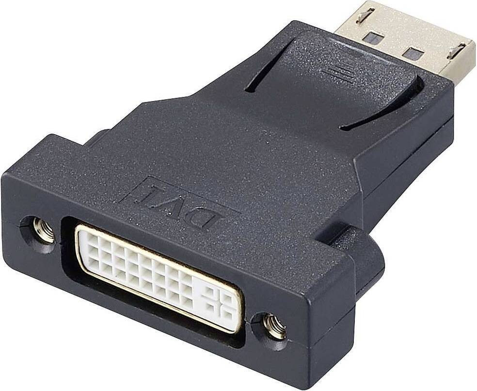 Renkforce RF-4212237 DisplayPort naar DVI adapter, Zwart