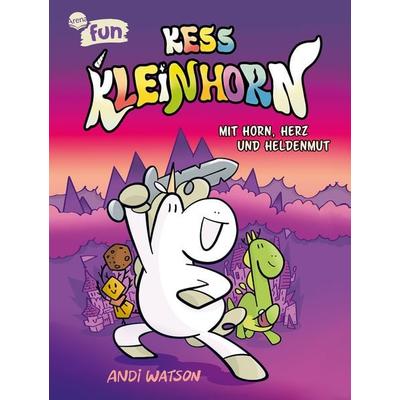 Kess Kleinhorn. Mit Horn, Herz und Heldenmut, Gebundene Ausgabe von Andi Watson, Arena, 978-3-401-60790-0