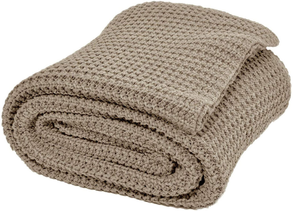 August Grove Weaverville Geometric Blanket Sand 150cm W X 200cm L