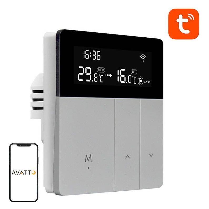 Avatto Smart Water Heating Termostat WT50 3A Wi-Fi Tuya (WT50-WH-3A)