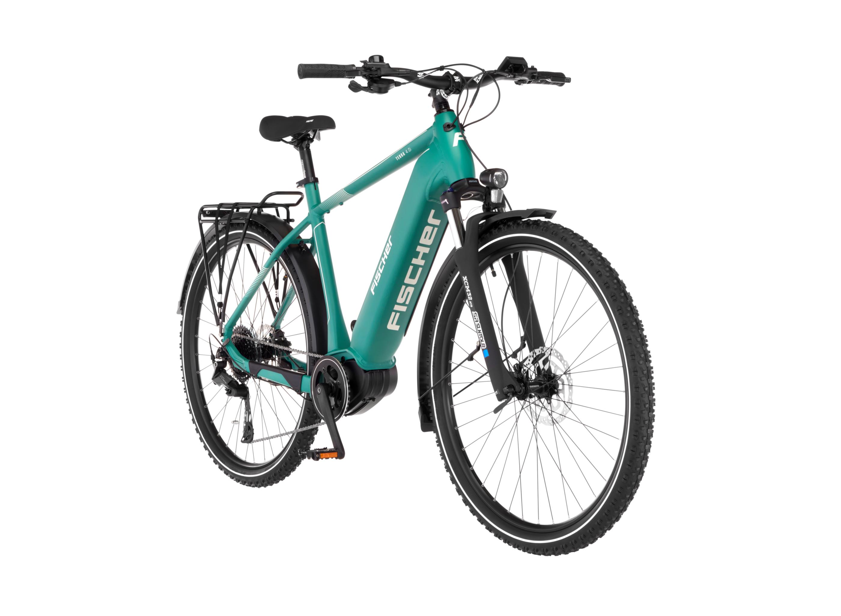 FISCHER E-Bike ATB TERRA 4.0i, Rahmenhöhe 55 cm, Akku 630 Wh, Mittelmotor, Kettenschaltung
