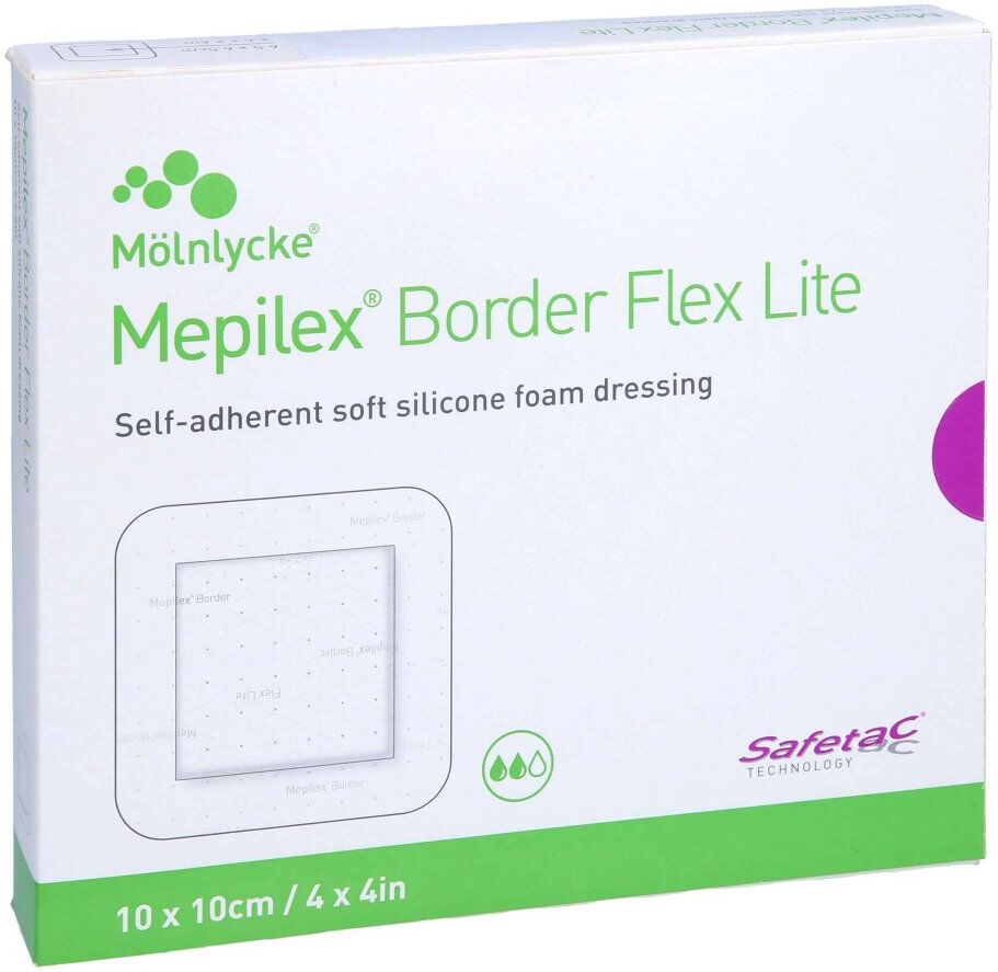 Mepilex Border Flex Lite Schaumverband 10x10 Cm