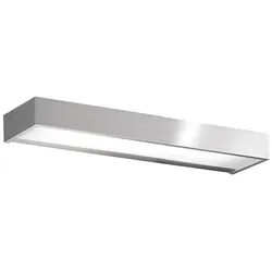 ROSSINI ILLUMINAZIONE OPTIMA Lineare Doppelemissions-Wandleuchte aus gebürstetem Aluminium, R7S-Fassung, IP20, 120 W, für Innenbeleuchtung - Rossini Group