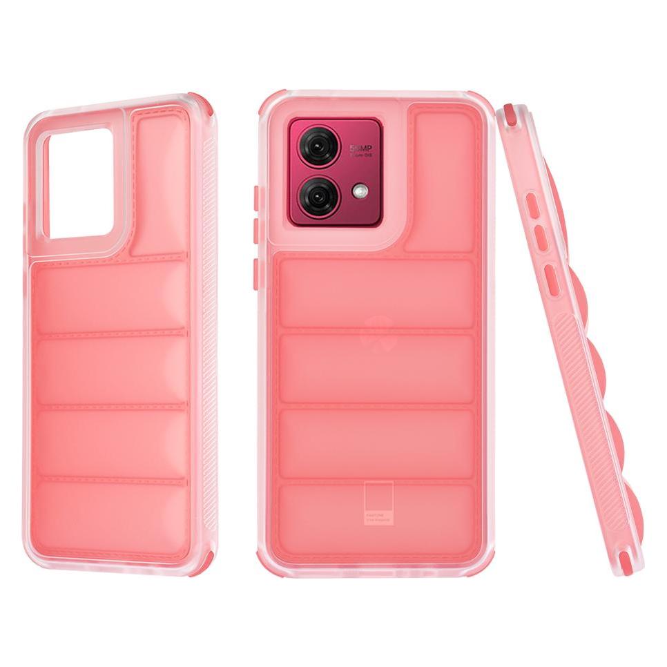 Techsuit - Wave Shield - Motorola Moto G84 - Red (Motorola Moto G84) (56354036)