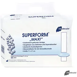 Superform Maxi Inkontinenzeinlagen 71 x 37 cm weiß 4 x 20 Stück