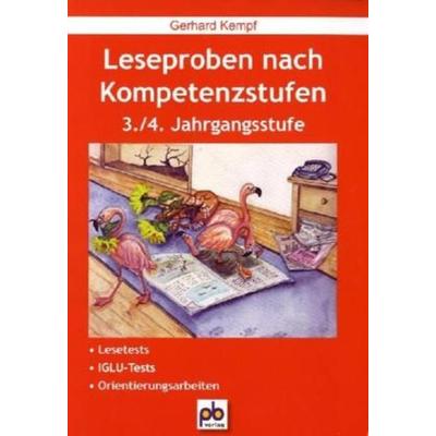 Leseproben nach Kompetenzstufen, Taschenbuch von Gerhard Kempf, Pb-Verlag, 978-3-89291-016-9