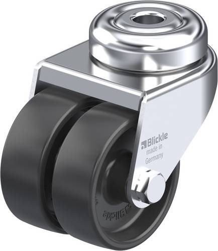 Blickle 106724LMDA-POA 50G Doppel-Lenkrolle Rad-Durchmesser: 50mm Tragfähigkeit (max.): 80kg 1St.
