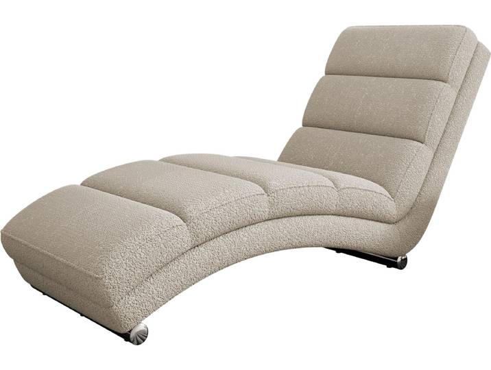 MIRJAN24 Sessel Holiday Premium, Stilvoll Liegesessel mit verchromte Füße, Design Relaxliege (Farbe: Baloo 2074)