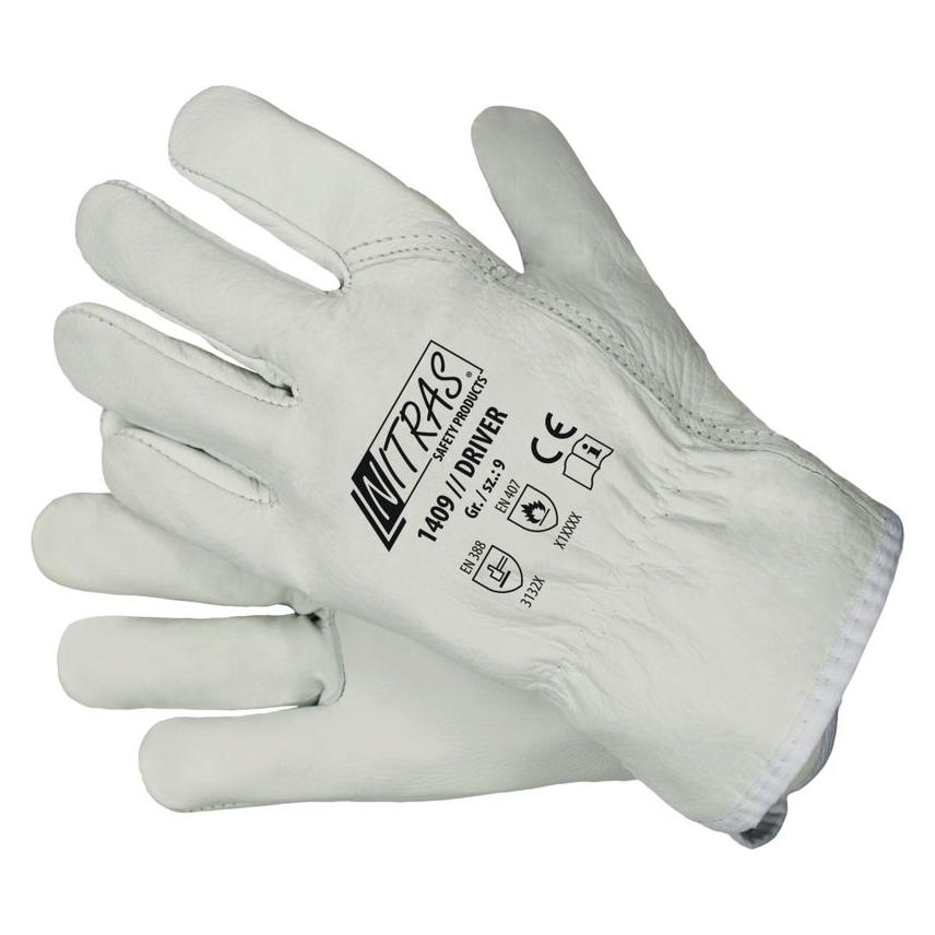 Nitras Handschuhe Driver Grösse 11 grau EN 388 PSA-Kategorie II (11) (1409-11)