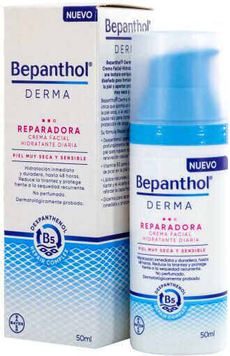 Bepanthol Crema Facial Hidratante Reparadora 50 ml