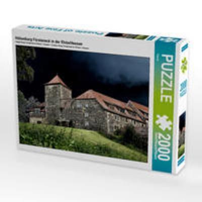 CALVENDO Puzzle Höhenburg Fürsteneck in der Rhön/Hessen 2000 Teile Puzzle quer | 2000 Teile Lege-Größe 90 × 67 cm Foto-Puzzle für glückliche Stunden