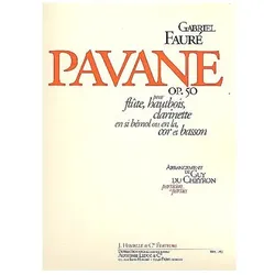 Pavane op.50 pour flûte, hautbois, clarinette, cor en fa et basson, Fachbücher von Gabriel Urbain Fauré
