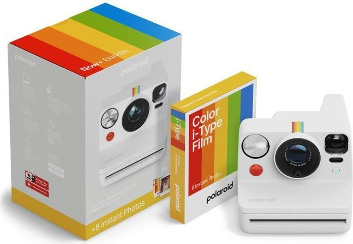 Polaroid Now+ Gen 3 White Set mit Farbfilm (8 Fotos)