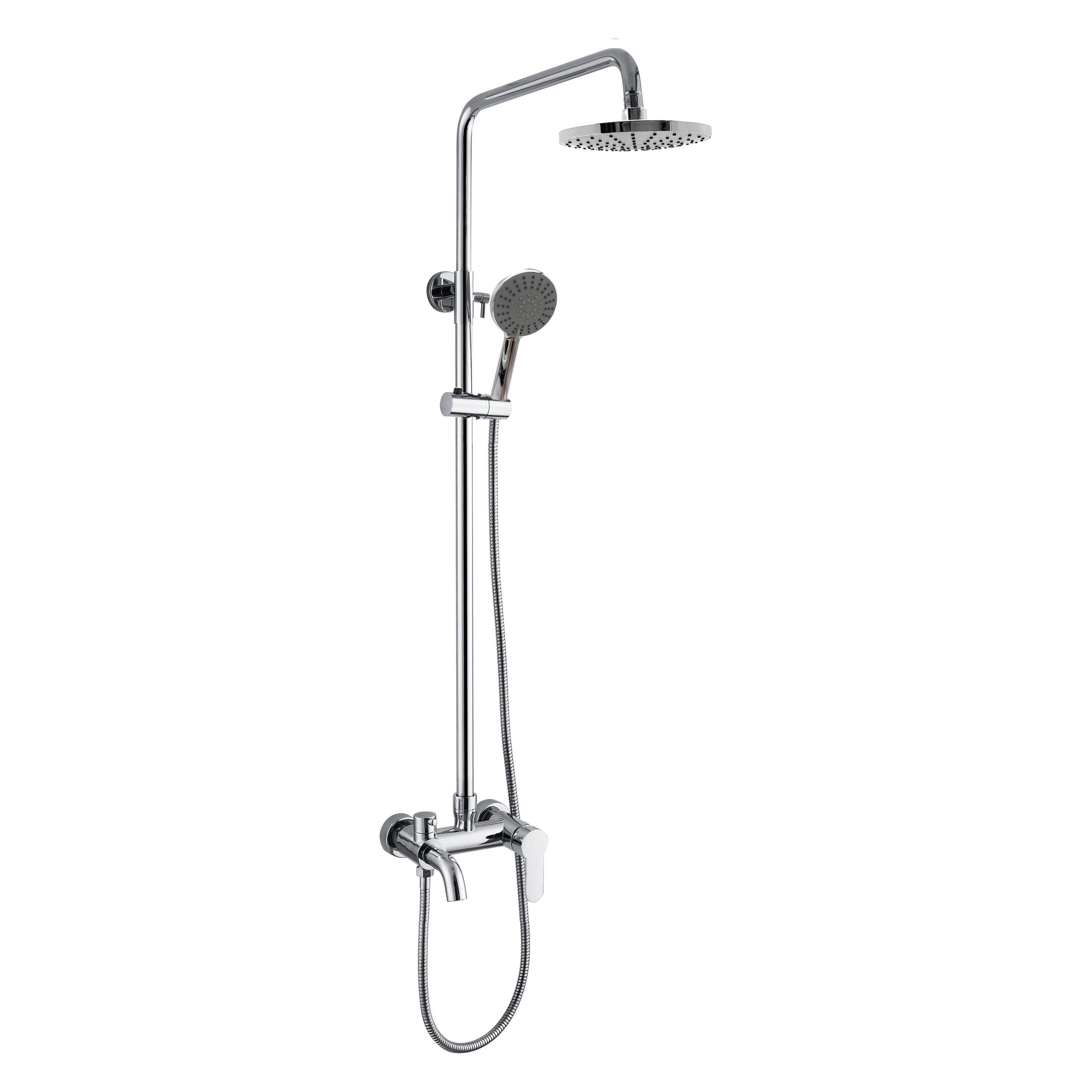 Domoletti Shower set with faucet, chrome (ST-95215)