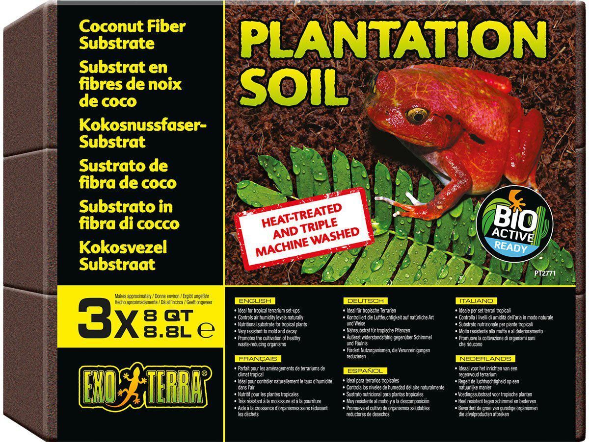 Exo Terra - Plantation Soil 3 X 8.8L Tropical Substrate - (222.5091)