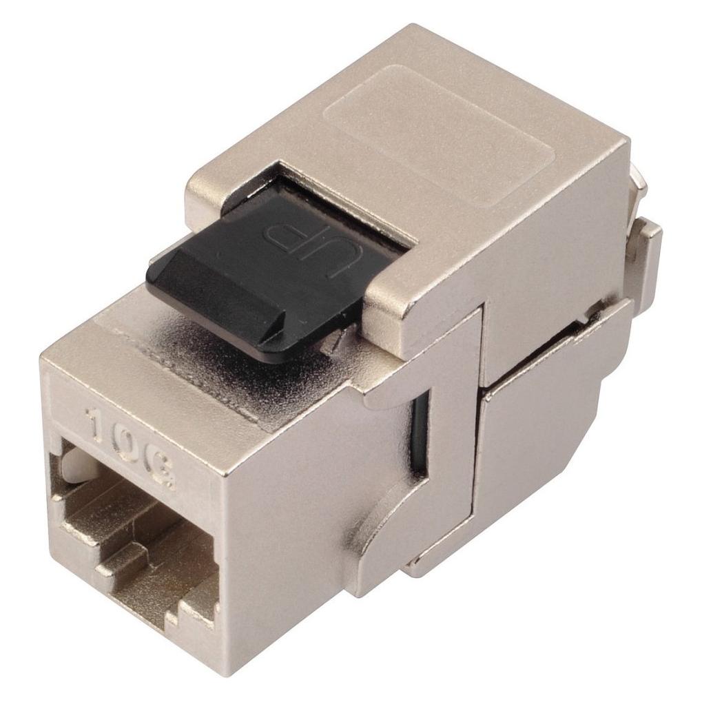Solarix MULTIPACK 24 ks - 10G samořezný keystone CAT6A STP SXKJ-10G-STP-BK-SA (STP, CAT6a, 0.12 m) (SXKJ10GSTPBKSA)