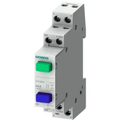 Siemens 5TE4806 Taster, 1S/1Ö 20A, 1 Taste grün ohne Rastfunktion