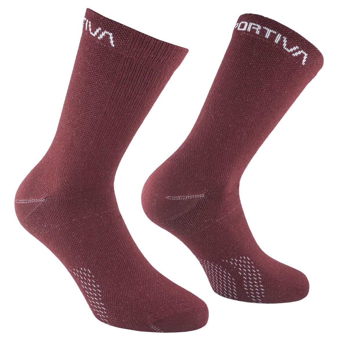 La Sportiva Merino Hiking Socks redwood/chalk (R25W04) S ZZHS011R25W04S