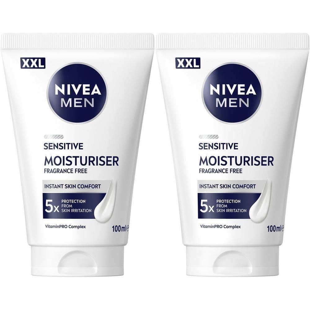 Nivea MEN Sensitive Gesichtspflegecreme XXL 100ml x2 2x100 ml