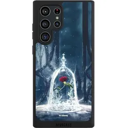 Nivocase Handyhülle für Samsung Galaxy S22 Ultra Hülle NIVOpure Case Schwarz Die Schöne und das Biest (Samsung Galaxy S22 Ultra), Smartphone Hülle, Schwarz
