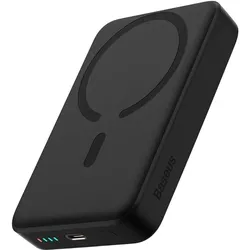 Baseus Magnetic Mini (10000 mAh, 20 W, 37 Wh), Powerbank, Schwarz