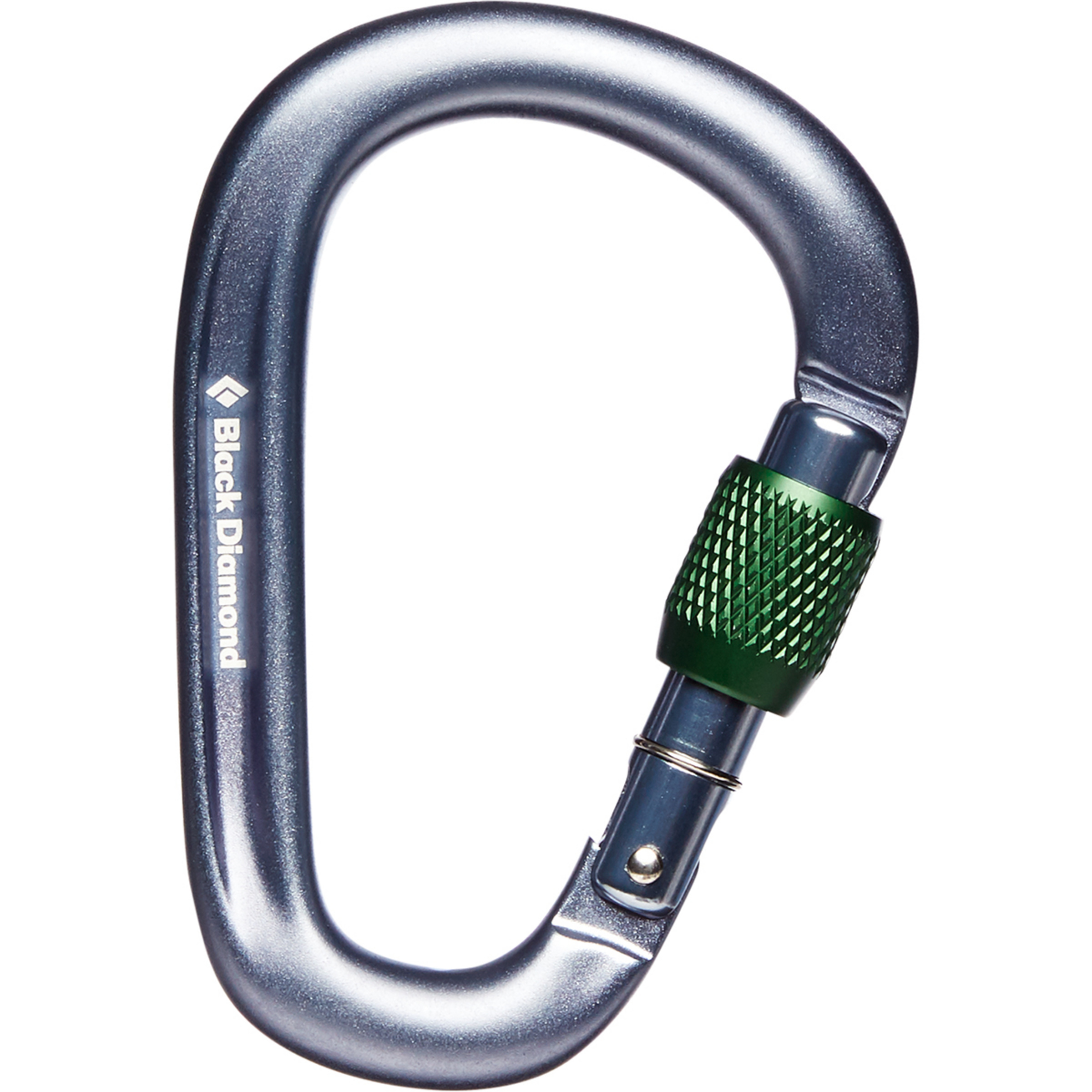 Black Diamond Pearlock Screwgate Karabiner Karabiner grau Alpinklettern | Sportklettern