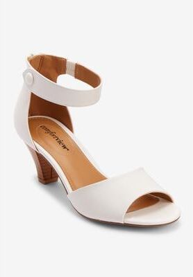 Women's The Fallon Sandal by Comfortview in White (Size 7 M)