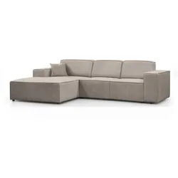 ECKSOFA ohne Schlaffunktion Pedro L cappuccino links