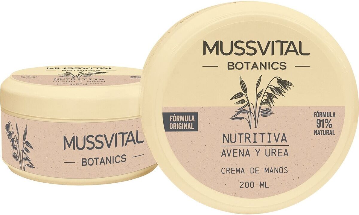 Mussvital Botanics Crema de Manos Nutritiva 200 ml