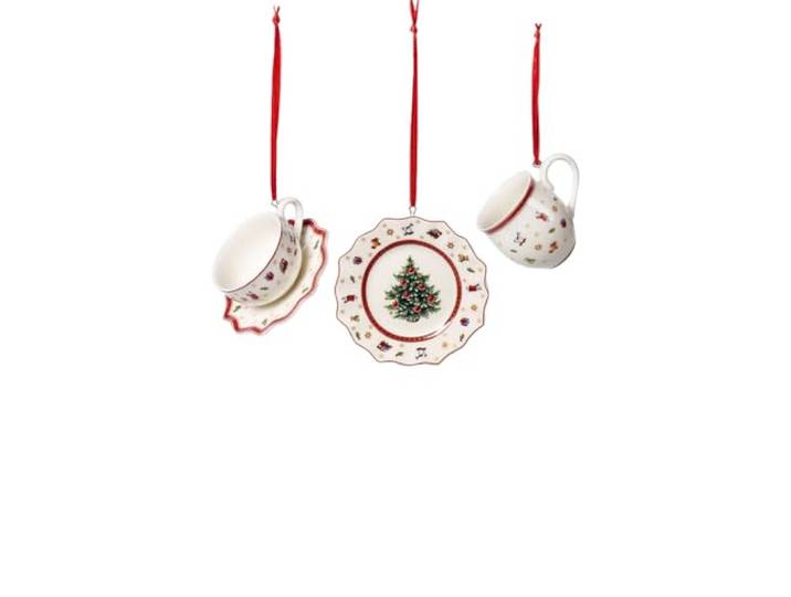 Villeroy & Boch Annual Christmas Edition Petite Coupe de L’Année 2019\, 16 x 16 cm Rouge/Multicolore