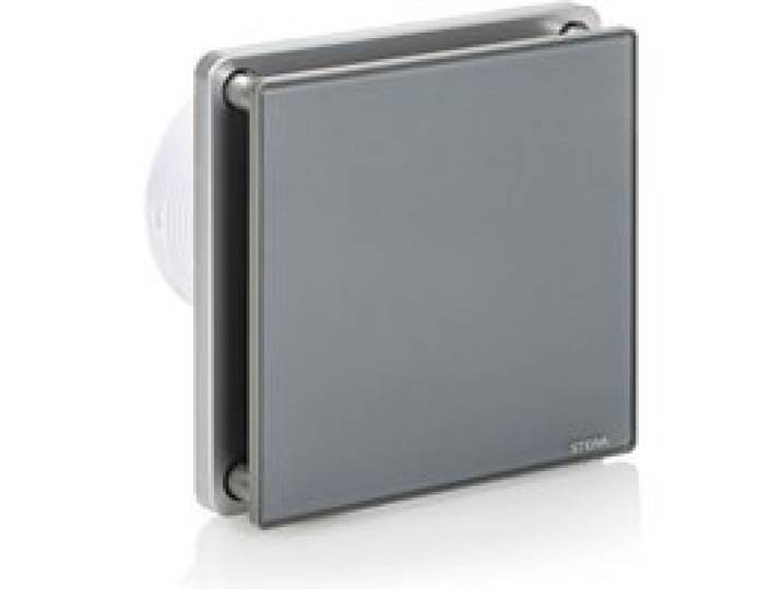 STERR - Ventilateur dextraction gris avec minuterie pour salle de bain 100 mm / 4 – BFS100T-G