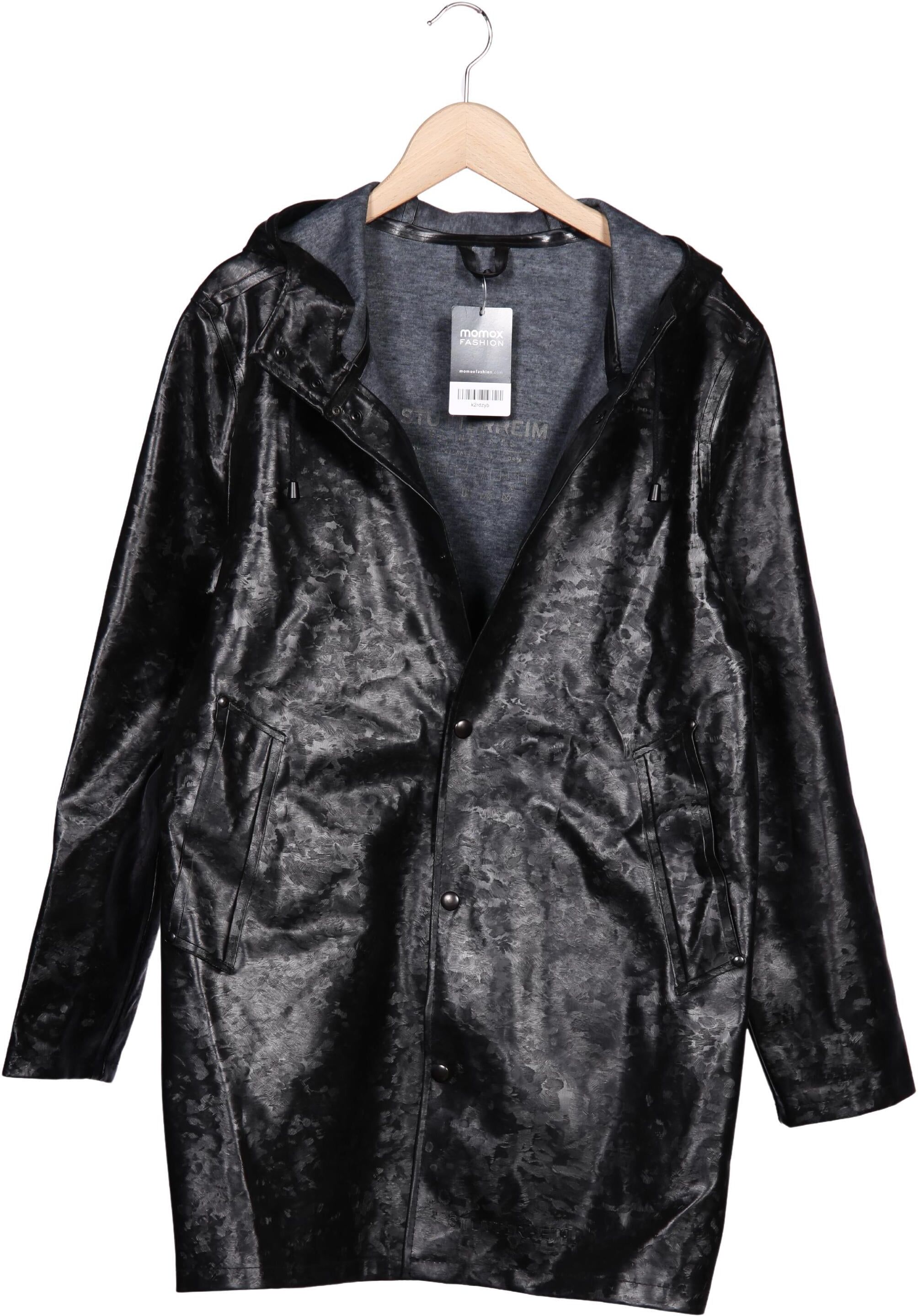 Stutterheim Damen Mantel, Schwarz, Gr. Xxl, Baumwolle - Second Hand