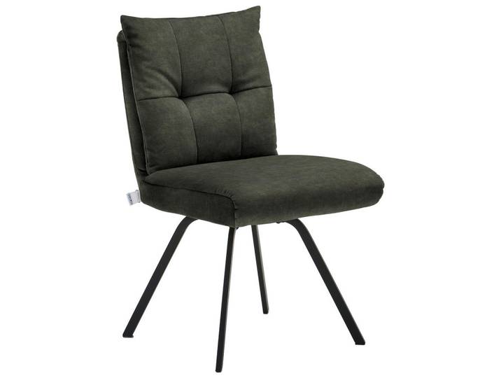 Welnova Stuhl, Waldgrün, eckig, 50x82x68 cm, Stoffauswahl, Gestellauswahl, Esszimmer, Stühle, Esszimmerstühle
