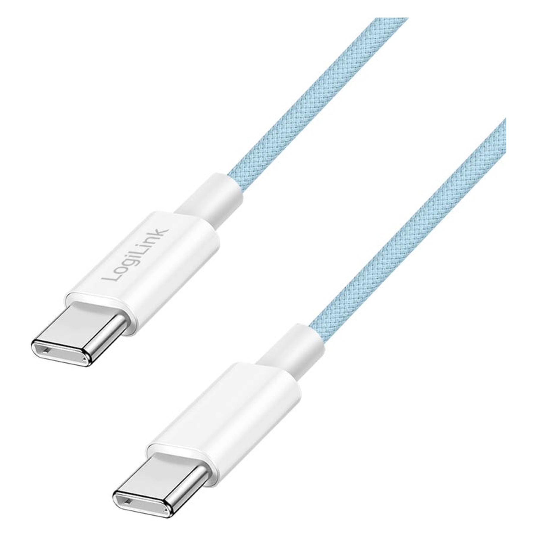 LogiLink USB C - USB C (1 m, USB 2.0, 60 W) (CU0350)