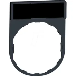 ZBY2101 - Schildträger 30 x 40 mm für Ø 22 Geräte, Leerschild z. Gravieren