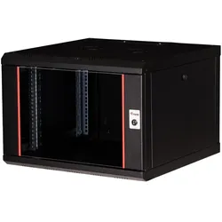 equip Netzwerkschrank 19" 07U 600x600mm schwarz (7 HE, 19 Zoll Rack), Serverschrank, Schwarz