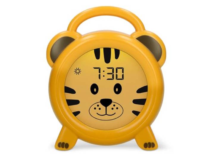 Alecto BC100TIGER Wecker Kinder - Kinderwecker USB Aufladbar - Gelb