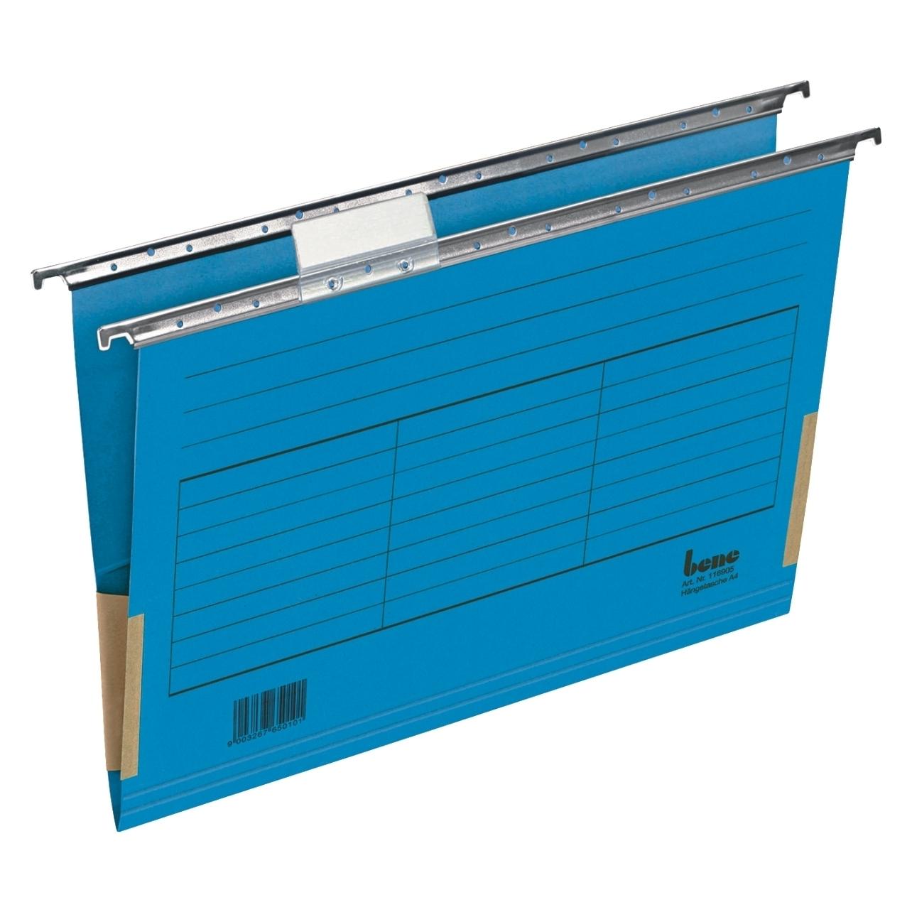 Bene 5 Hängetaschen blau (A4, 5x) (116905BL)