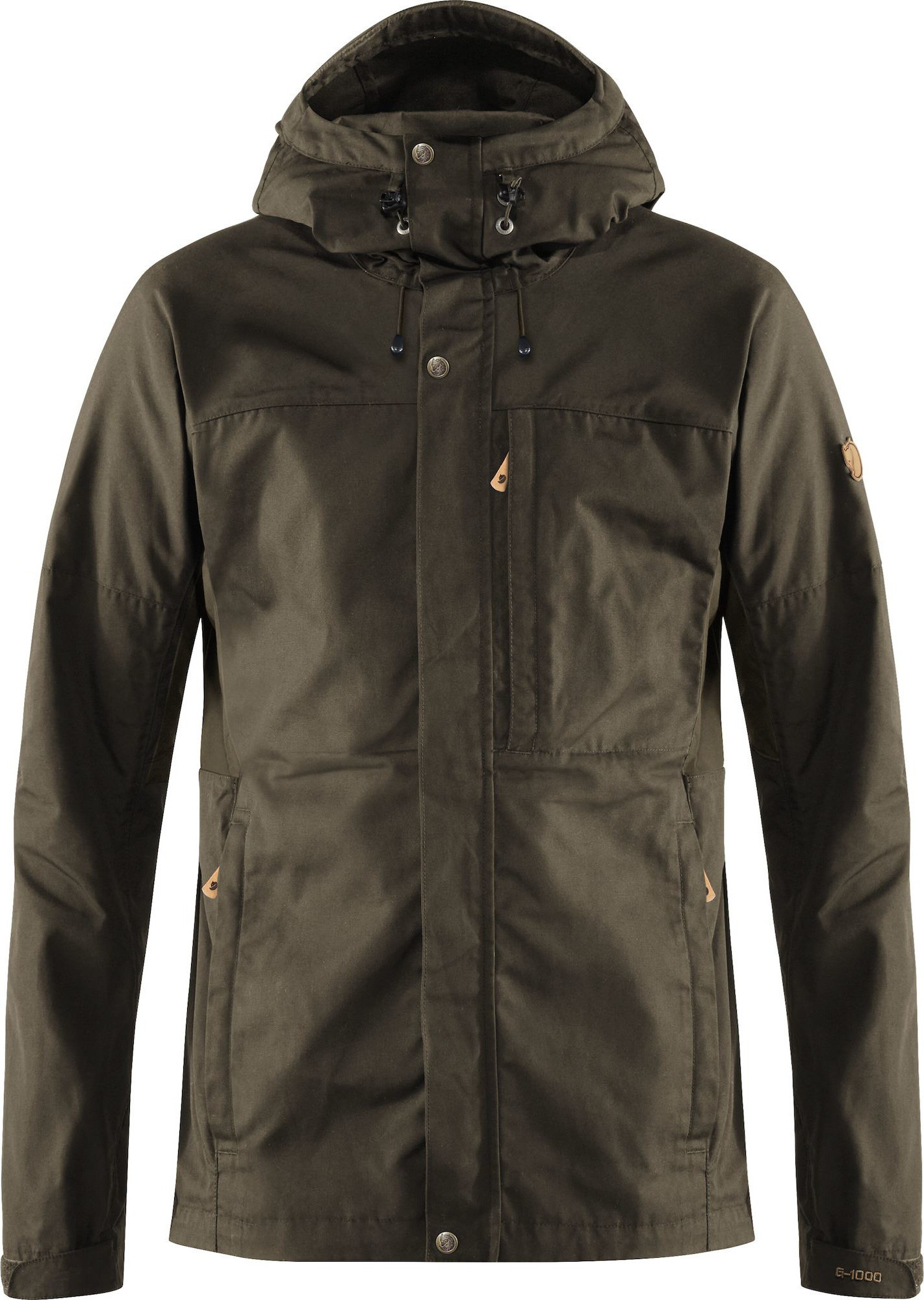 Fjällräven Herren Kaipak Trekkingjacke Dark Olive XL