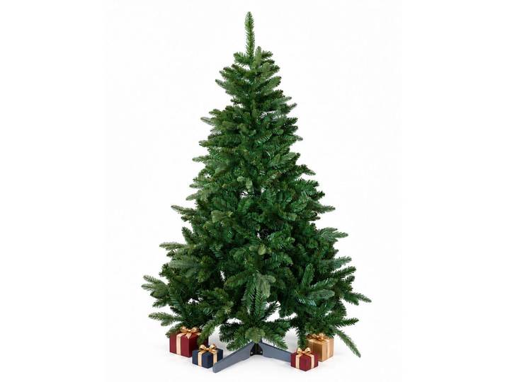 Relaxdays Weihnachtsbaum Grün künstlich Nordmanntanne 180 cm ohne Beleuchtung, Dunkelgrün, Kunststoff, Holz, 180 cm, Dekoration, Weihnachtsdekoration, Christbaum & Zubehör